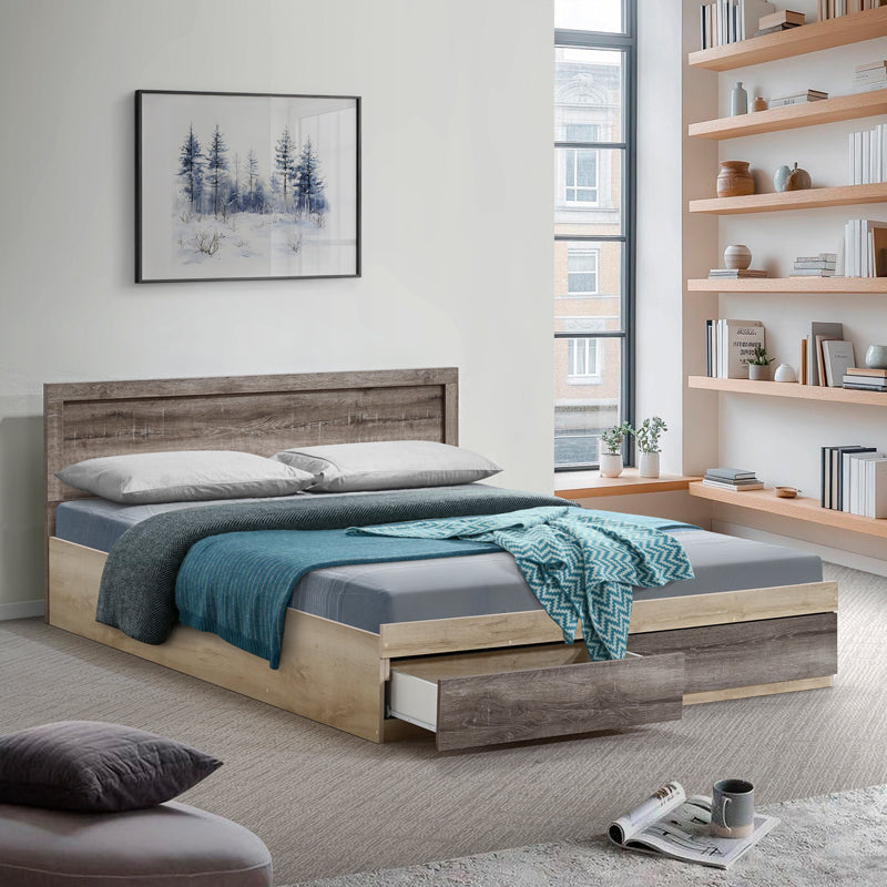 Двойно легло olympus с чекмедже в castillo toro 160x200см