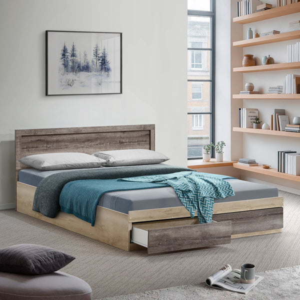Двойно легло OLYMPUS с чекмедже в castillo toro 160x200см