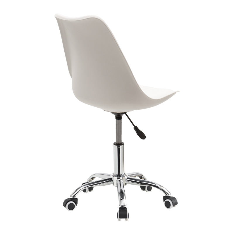 Офис стол Gaston II PP-PU в бял цвят