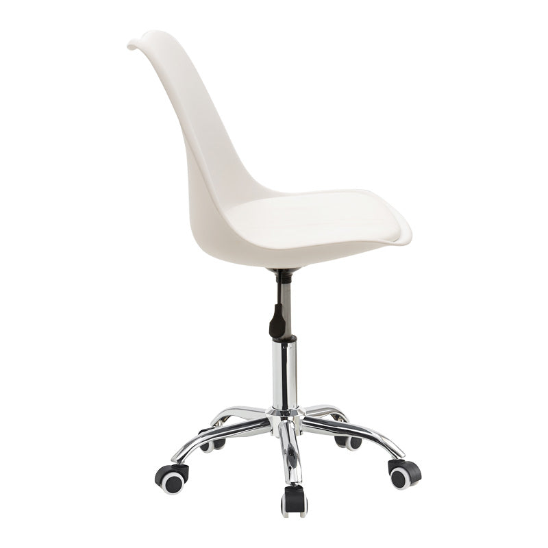 Офис стол Gaston II PP-PU в бял цвят