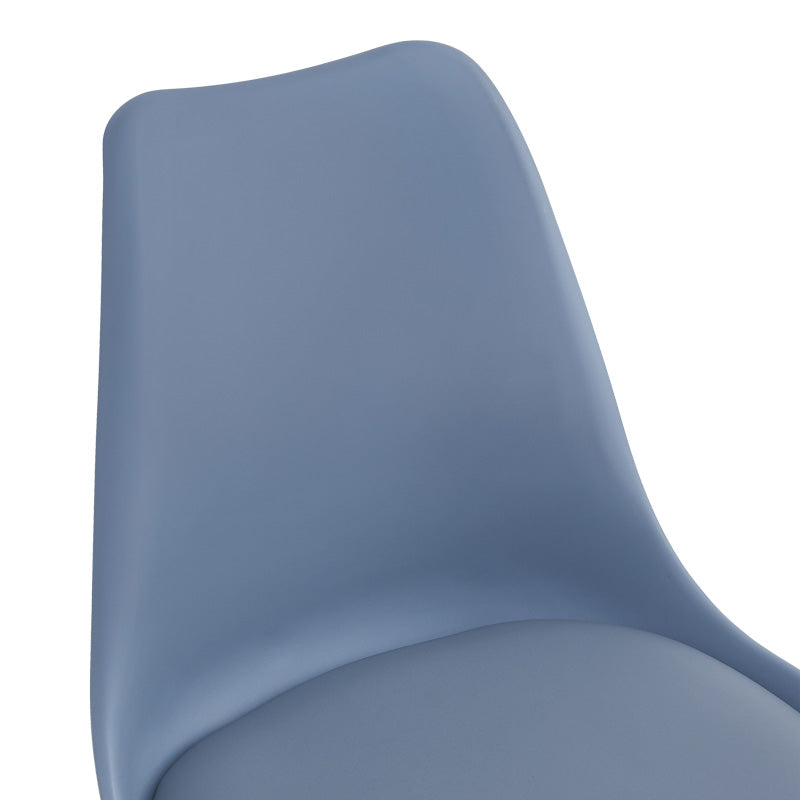 Офис стол Gaston pp-pu в светло син цвят 48x57x80-93см