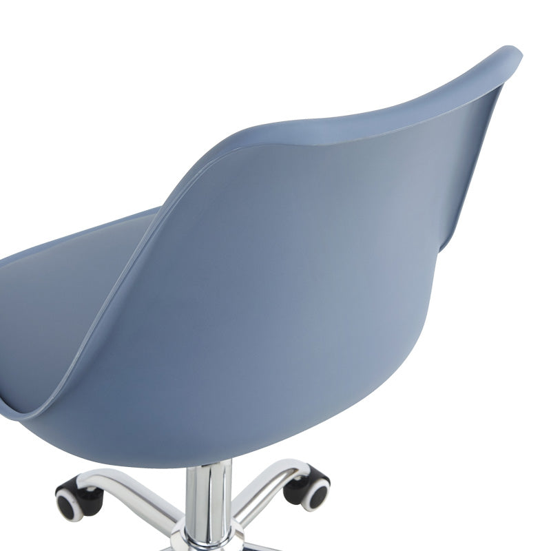 Офис стол Gaston pp-pu в светло син цвят 48x57x80-93см