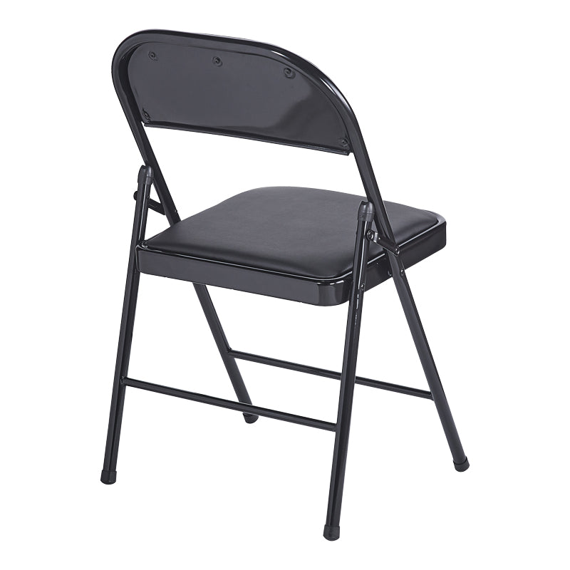 Сгъваем стол Niro pu-metal в черен цвят 46x46x79см