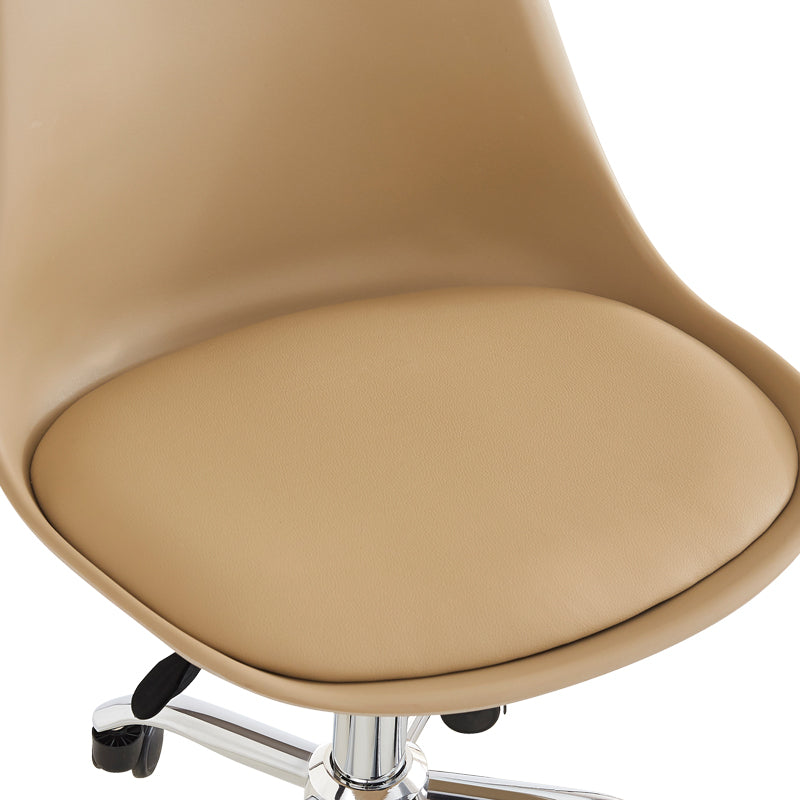 Офис стол Gaston  pp-pu капучино 48x57x77-90см