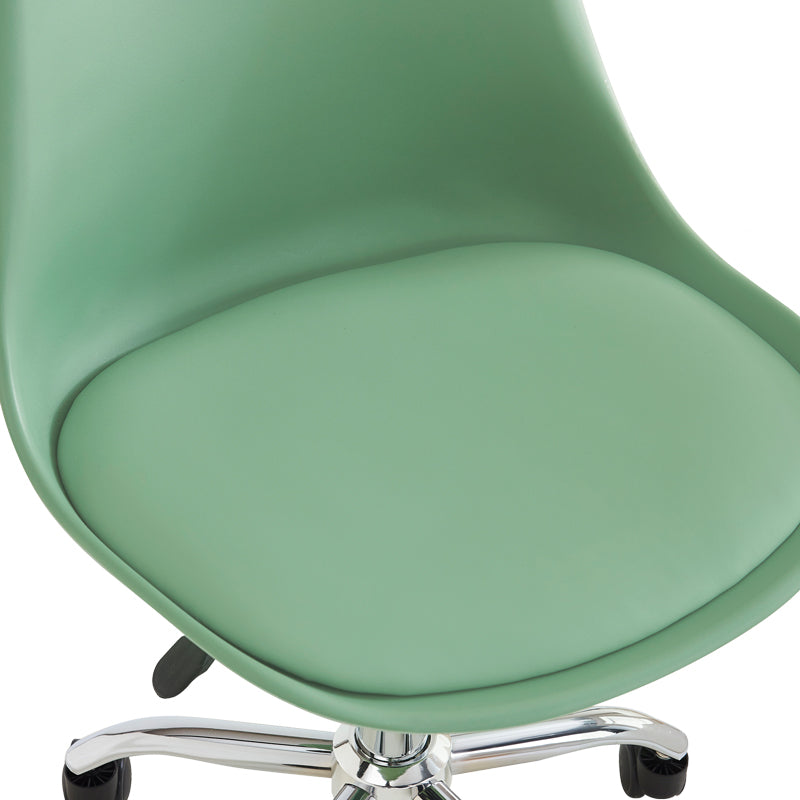 Офис стол Gaston  pp-pu мента 48x57x77-90см