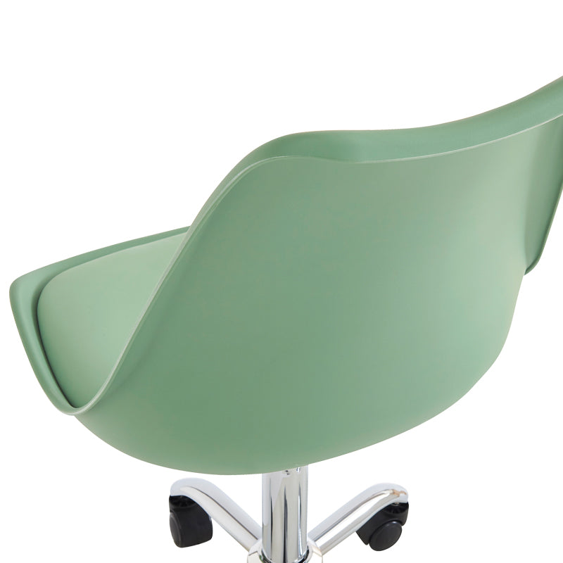 Офис стол Gaston  pp-pu мента 48x57x77-90см