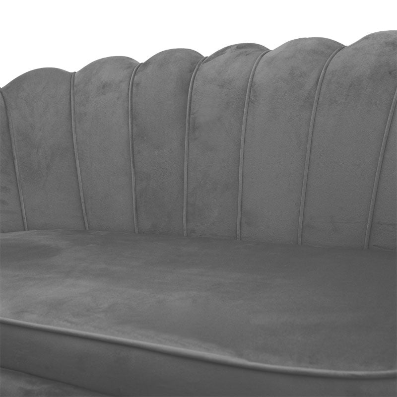 2-местен диван daimon velvet grey 134x70x77cm