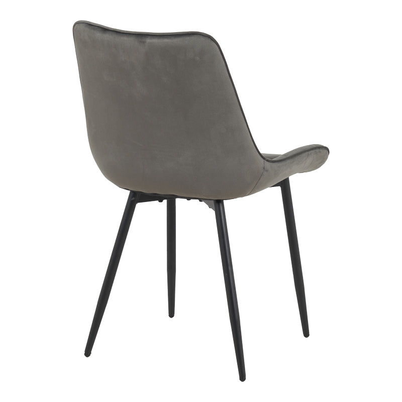 Стол BERNE кадифе в антрацитен цвят 53x62x84см