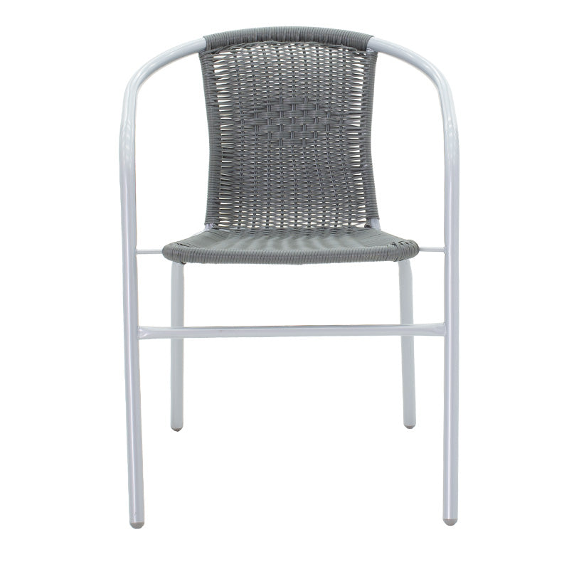 Кресло OBBI метал -pe в сив цвят