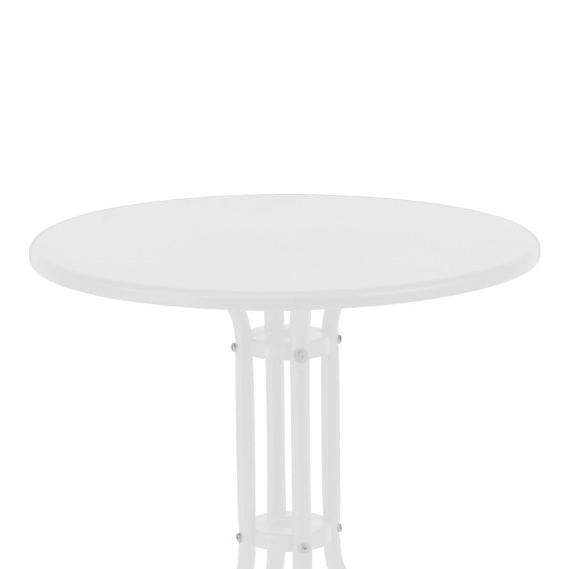 Градински комплект Vergo-Sussie бял метал Φ60x70см