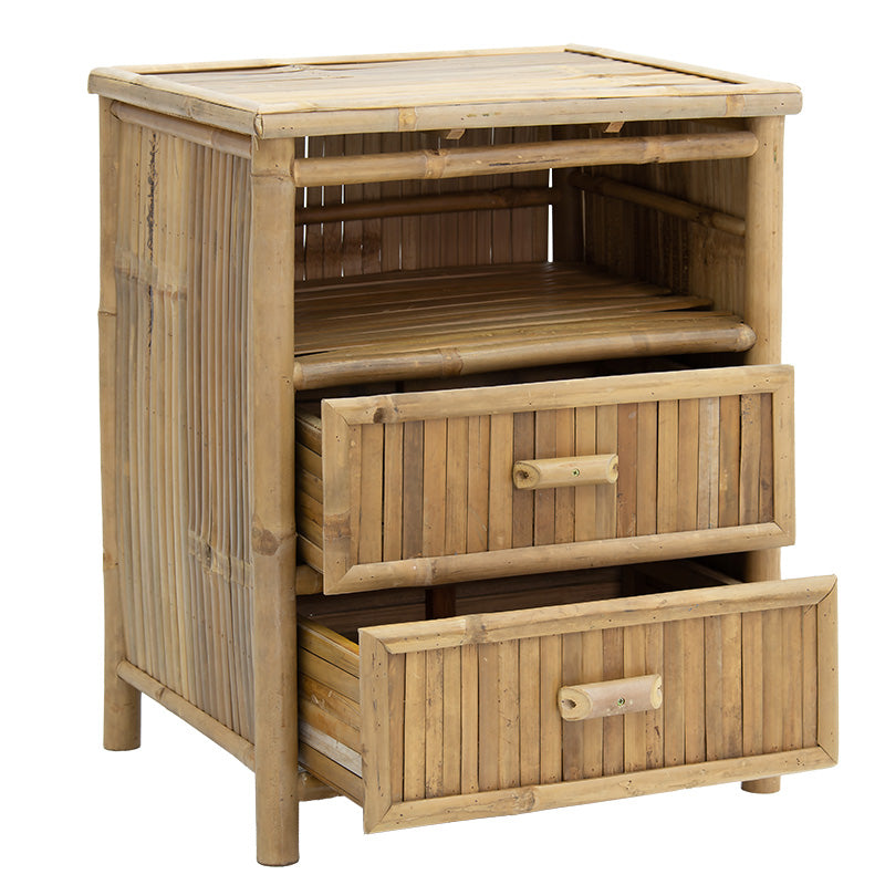 Нощно шкафче OFRA бамбук натурален 56x46x69см