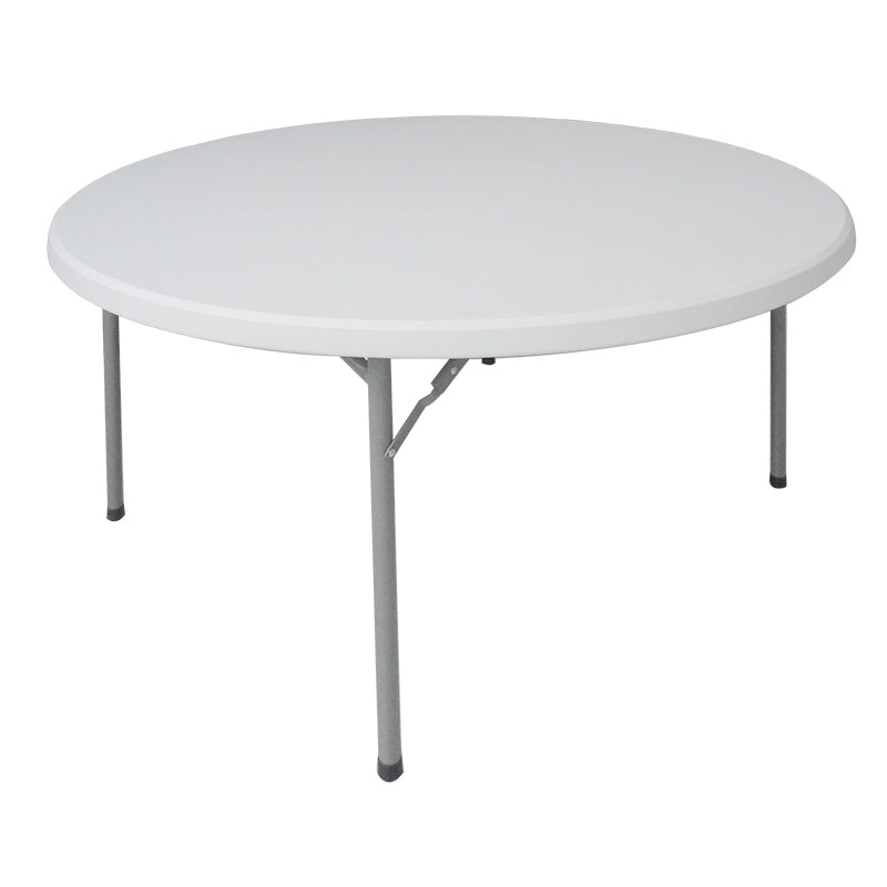 Кетъринг-конферентна маса Comfort бяла кръгла D150x74см