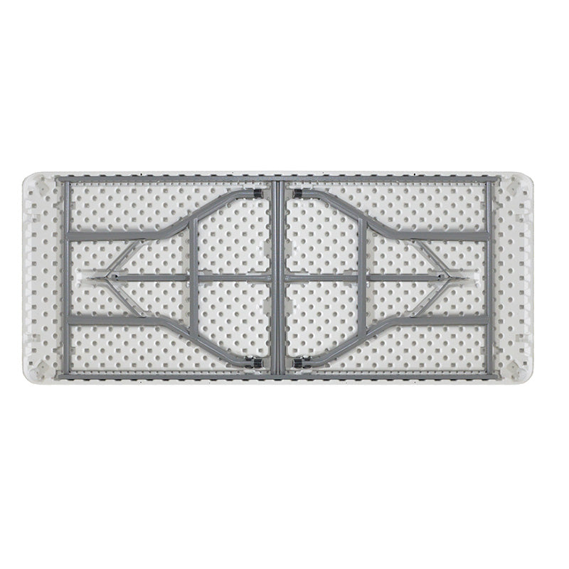 Кетъринг маса Rodeo сгъваема-куфар бяла 240x76x74см