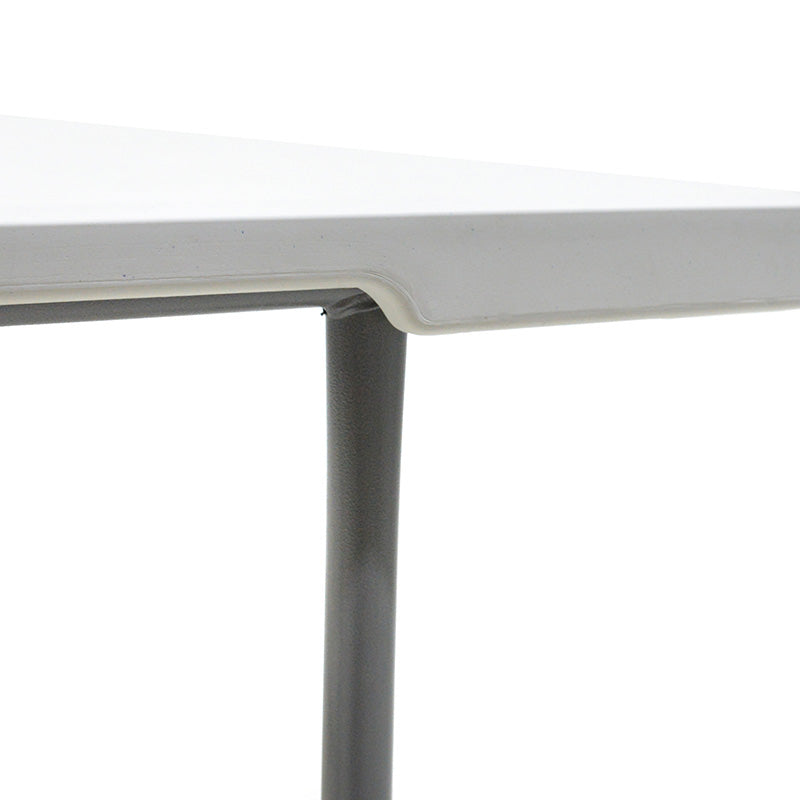 Кетъринг маса Rodeo сгъваема-куфар бяла 240x76x74см