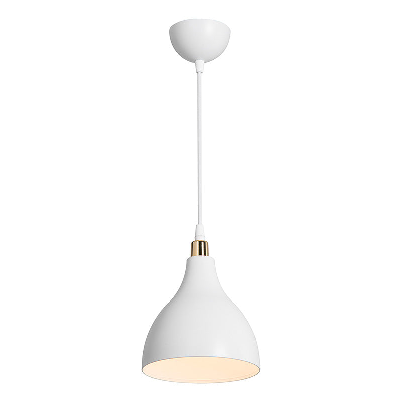 Плафон Lofty Ε27 бял D18x22см