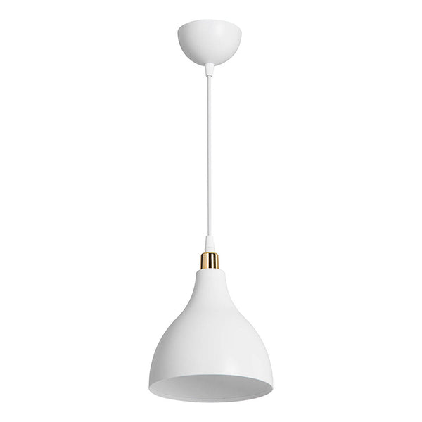 Плафон Lofty Ε27 бял D18x22см