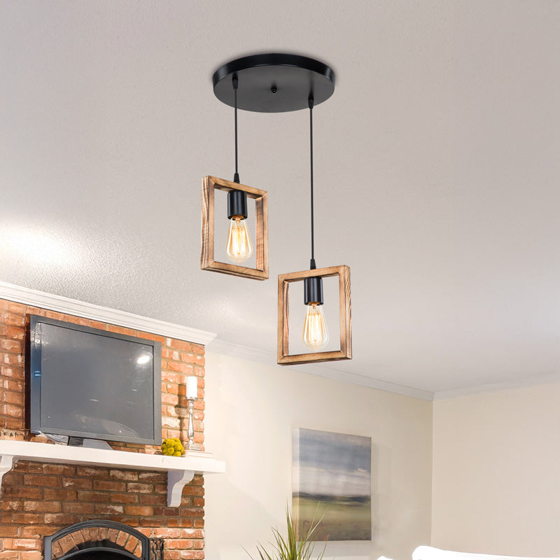 Плафон Isolate Ε27 орех D43x83см