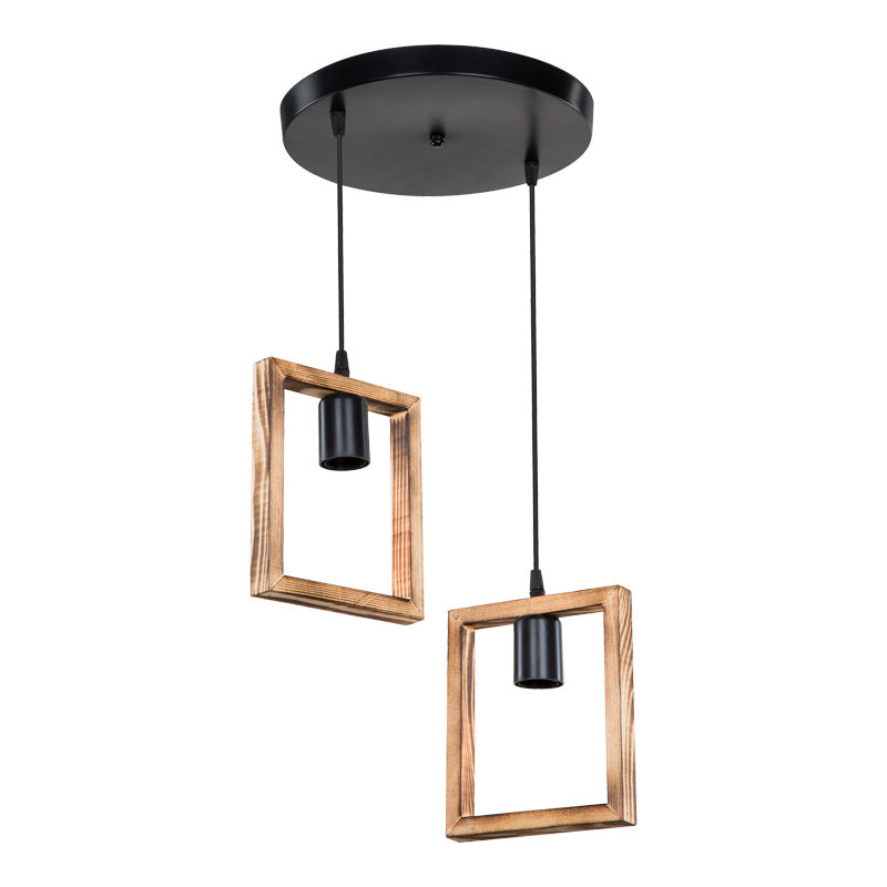 Плафон Isolate Ε27 орех D43x83см