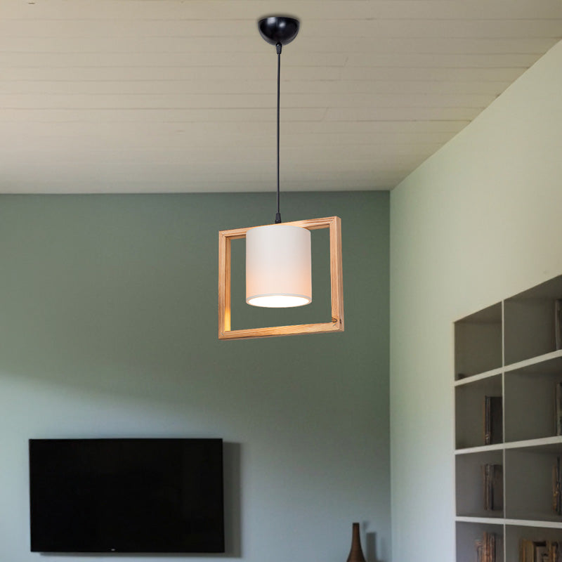 Sereda единичен плафон E27 в кафяво-кремав абажур 28x14x27cm