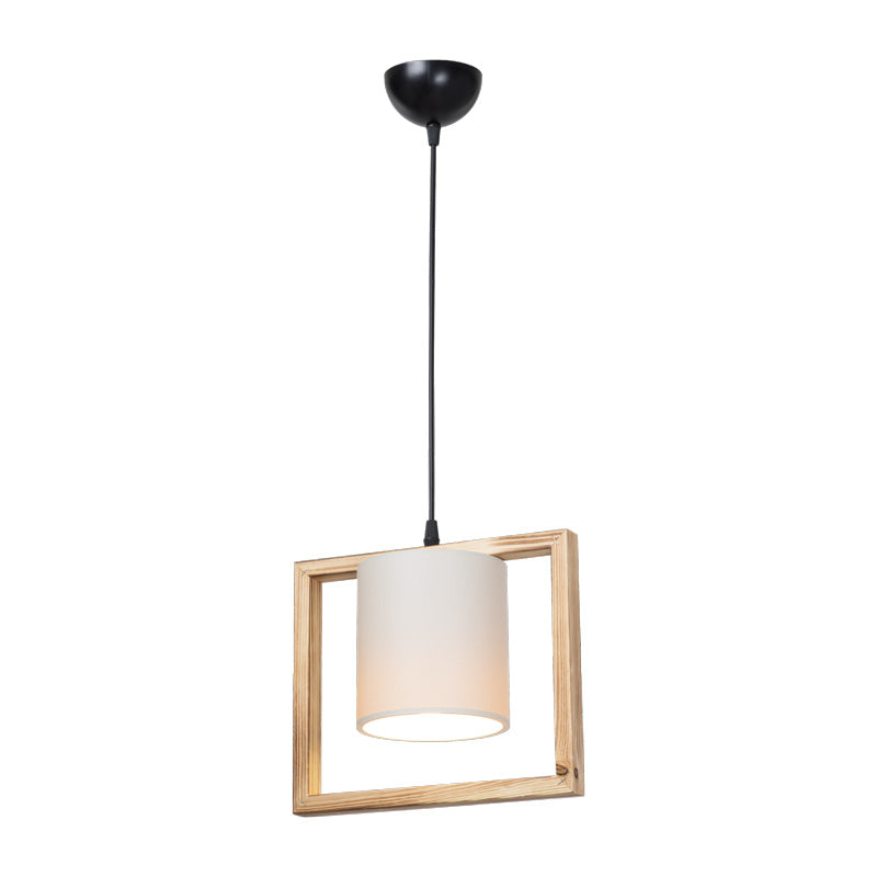 Sereda единичен плафон E27 в кафяво-кремав абажур 28x14x27cm