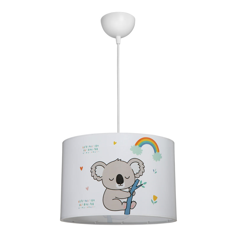 Детски плафон KOALA  led e27 многоцветен pvc d30x20см