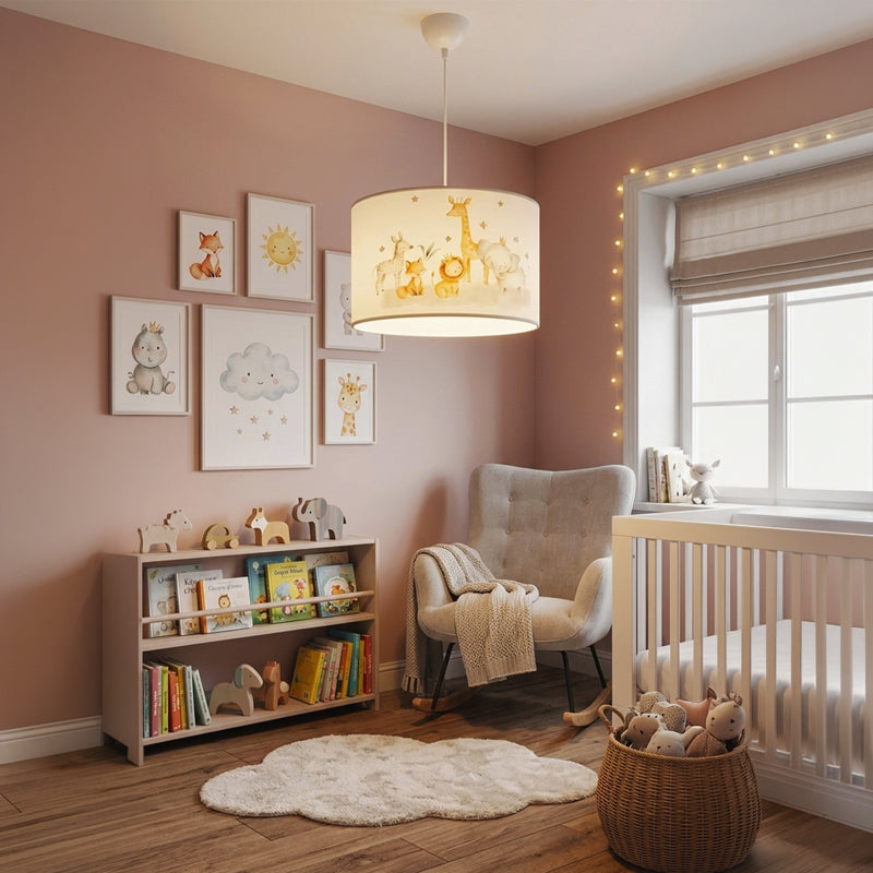 Детски плафон TOTS led e27 многоцветен pvc d30x20см