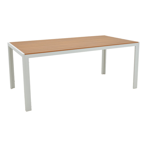 Трапезна маса NARES бял-естествен цвят  180x90x72.5cм