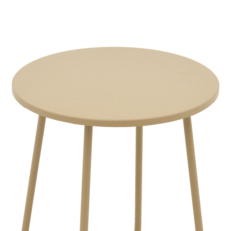 Маса Bramwell metal beige D40x50cm