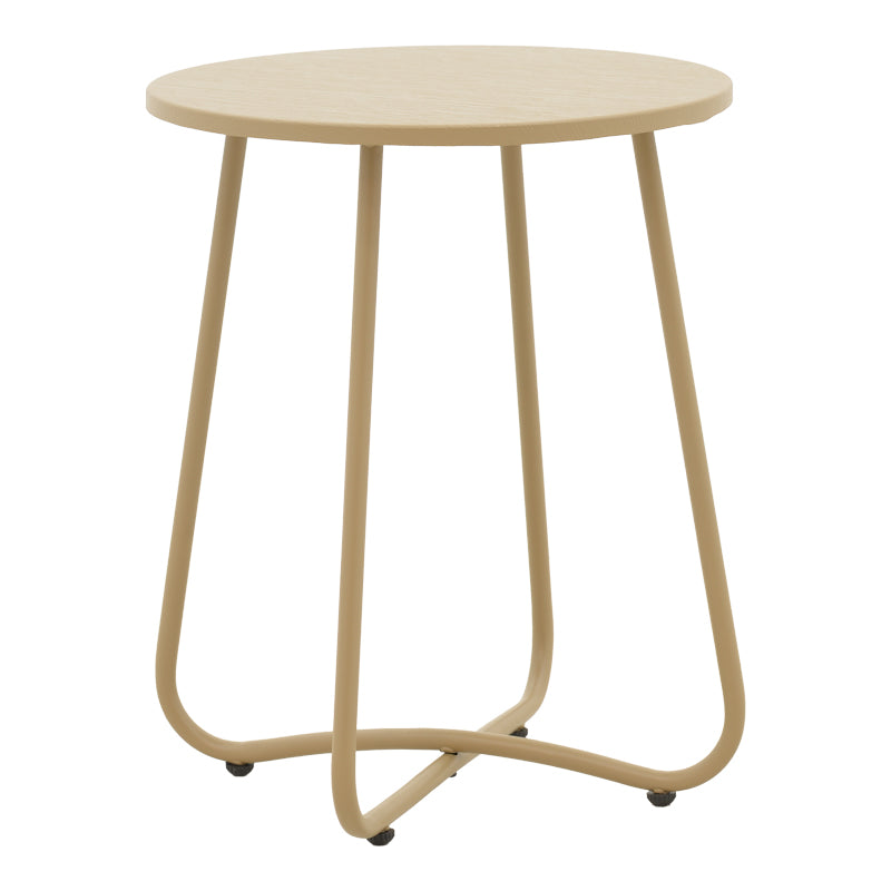 Маса Bramwell metal beige D40x50cm