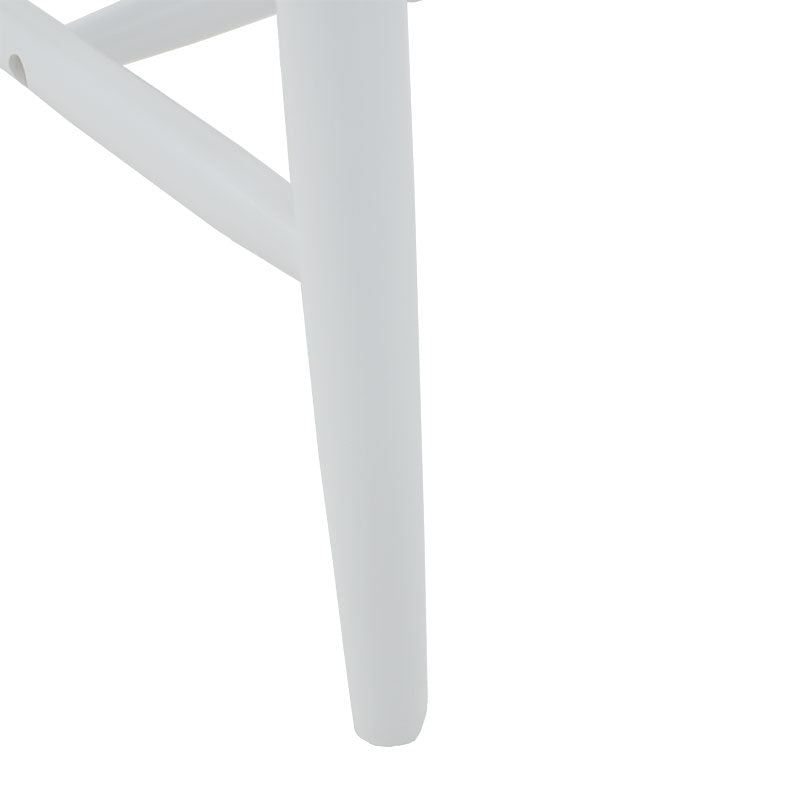 Стол Adalyn дърво орех-бели крака