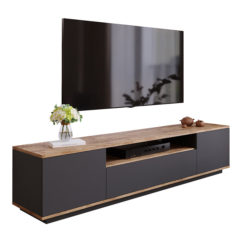 ТВ шкаф SOREN сонома-антрацит 180x44.5x44.6см