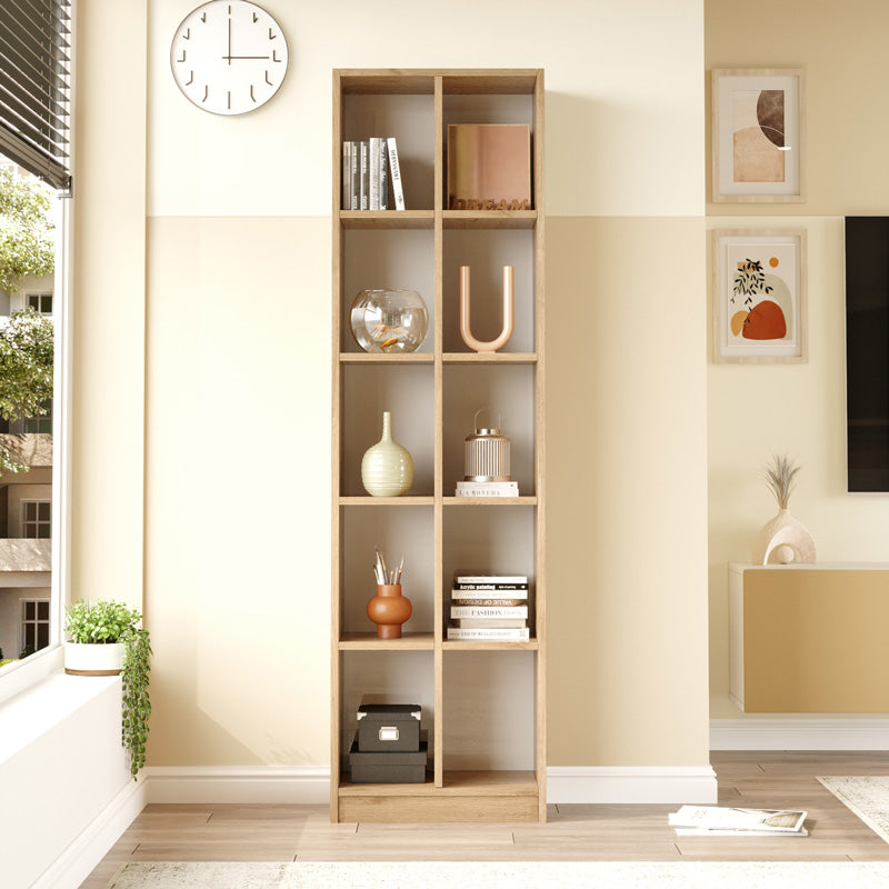 Библиотека Oteca  естествен цвят 51,1x25,4x180см