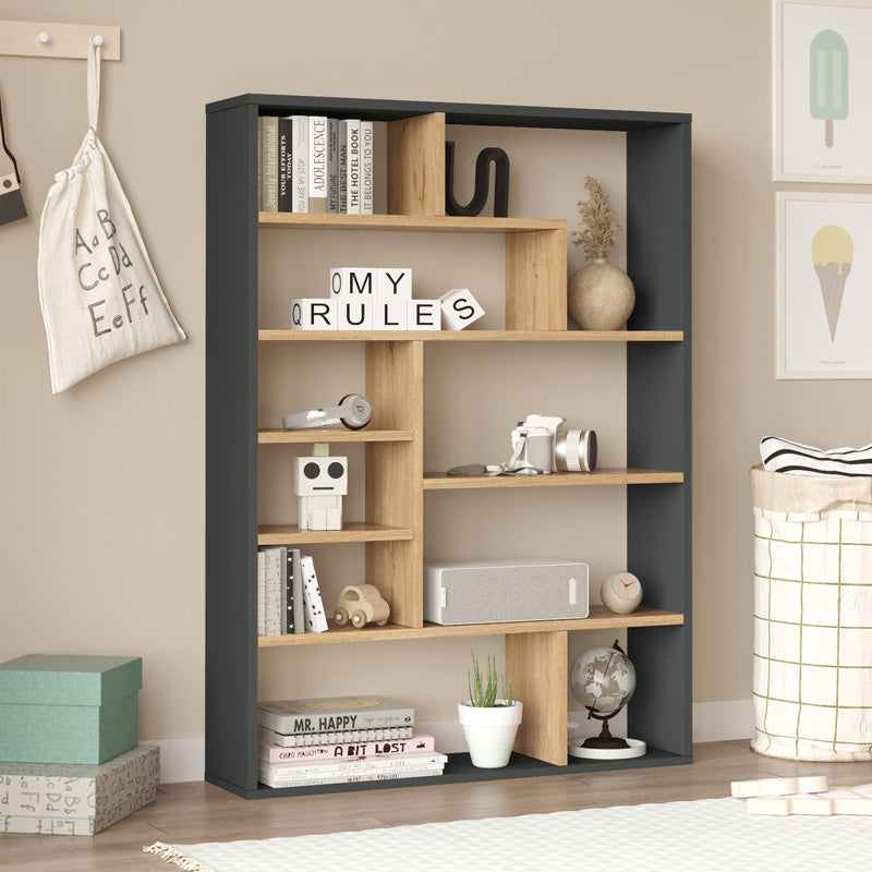 Етажерка Decora в естествен антрацитен нюанс 90x22x123.6cm