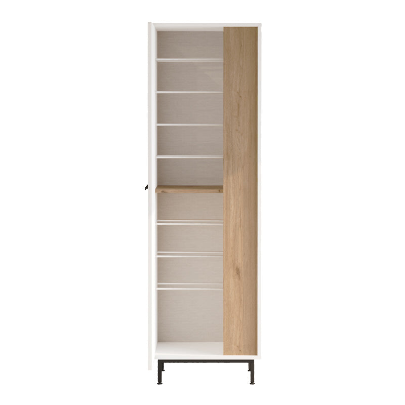 Шкаф за обувки SCARPIERA естествен бял цвят  57.2x35.5x185.65cм