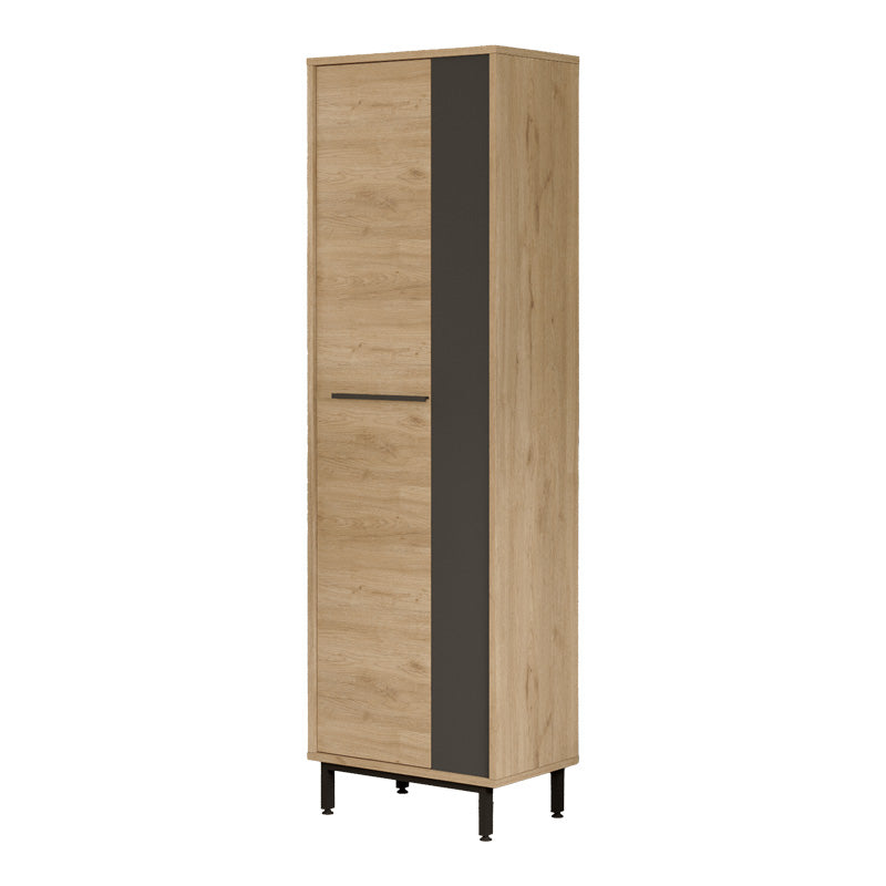 Шкаф за обувки SCARPIERA 9-местен в цвят естествен-антрацит 57.2x35.5x185.60cm