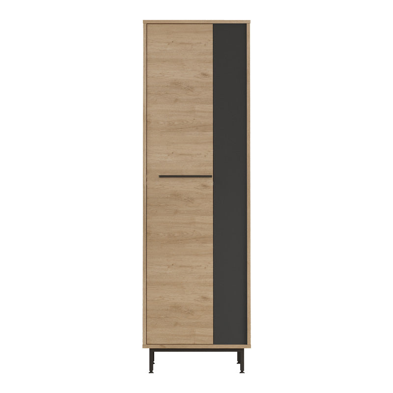Шкаф за обувки SCARPIERA 9-местен в цвят естествен-антрацит 57.2x35.5x185.60cm