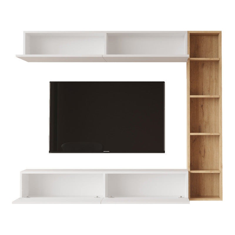 Compo холна гарнитура за стена в естествен бял нюанс 169.10x25,8x143.5cm