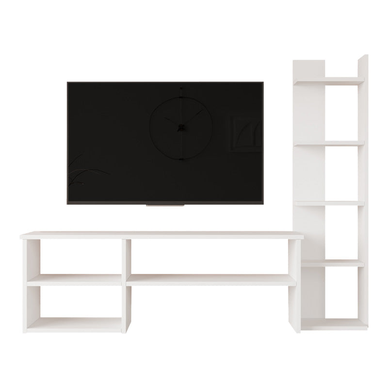 ТВ Шкаф  PERLA в бяло 120х29,5х41,8см