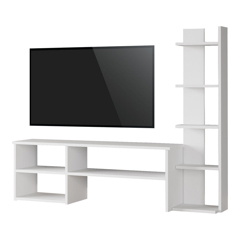 ТВ Шкаф  PERLA в бяло 120х29,5х41,8см
