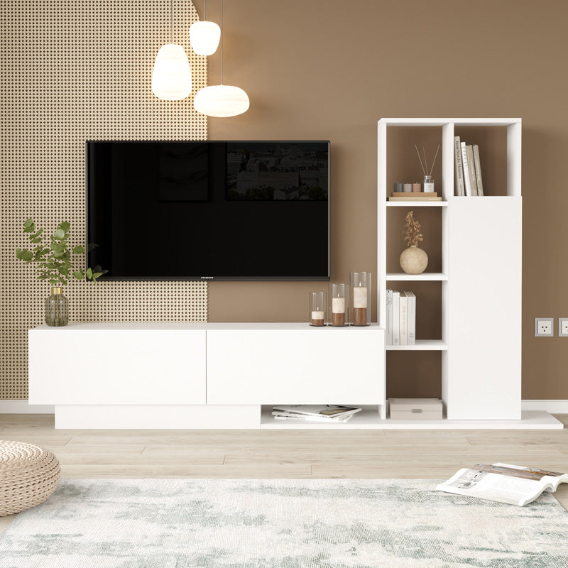 ТВ Шкаф  Damon в бяло 140x29.5x39.5см