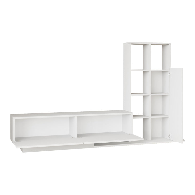 ТВ Шкаф  Damon в бяло 140x29.5x39.5см