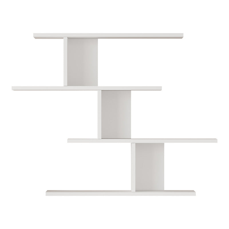 Стенен рафт Zaka бял цвят 98,7x14,5x78см