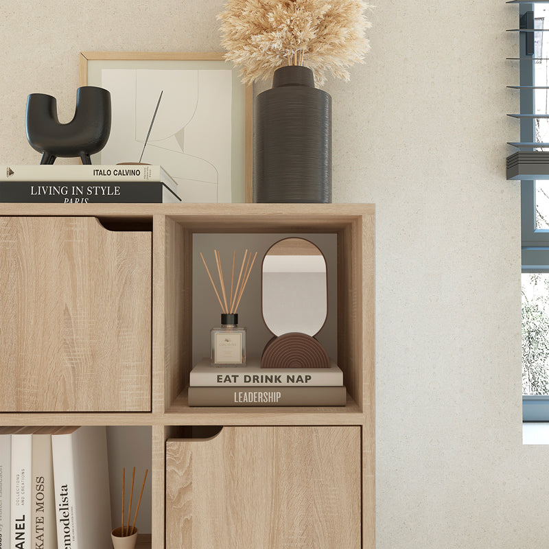 Етажерка BOOKEL в цвят сонома  59.5x27.5x89cm