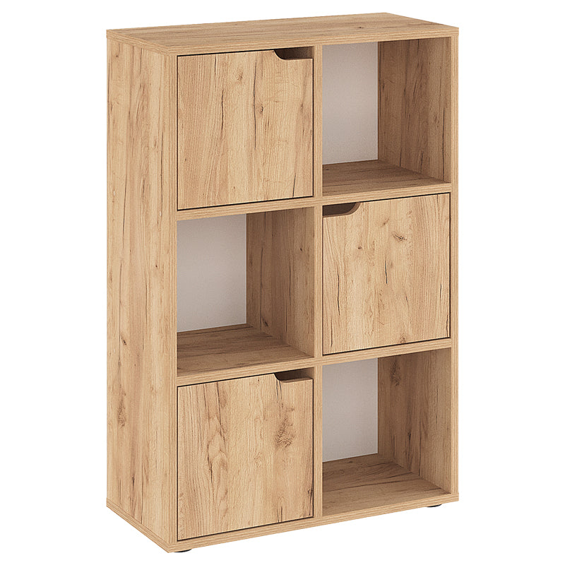 Етажерка BOOKEL в цвят дъб 59.5x27.5x89см