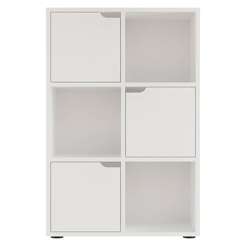 Етажерка BOOKEL в бял цвят 59.5x27.5x89см