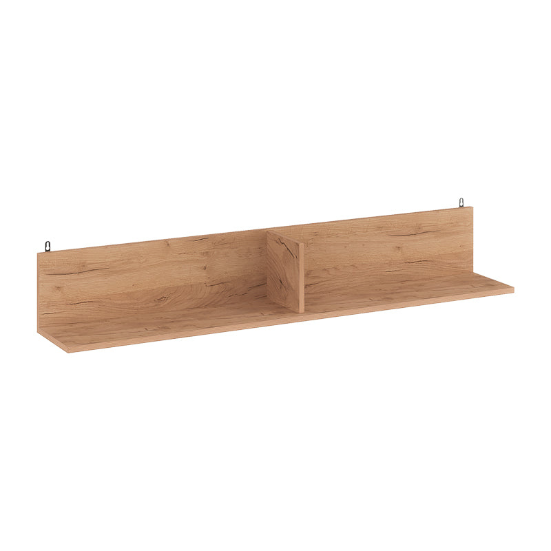 Стенен рафт Drowel в цвят дъб 130x21.6x20см