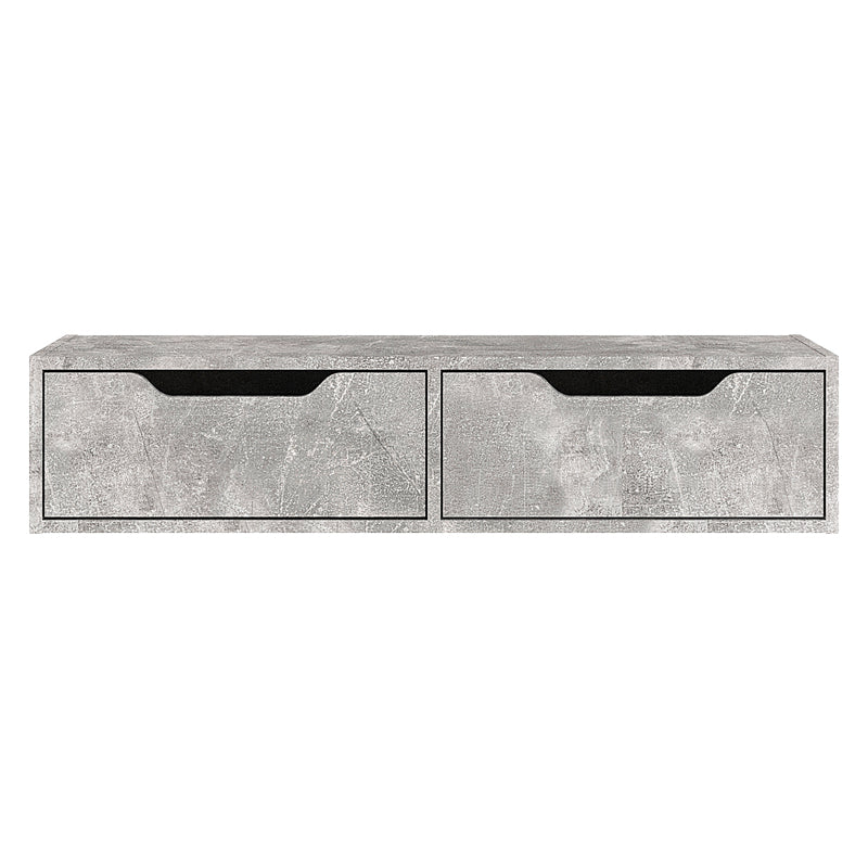 Висяща конзола-тоалетка Alberto в цвят сив мрамор 100x32.5x22см