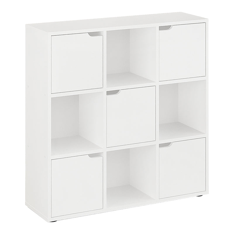 Етажерка BOOKEL в бял цвят 88.5x27.5x89.3cm
