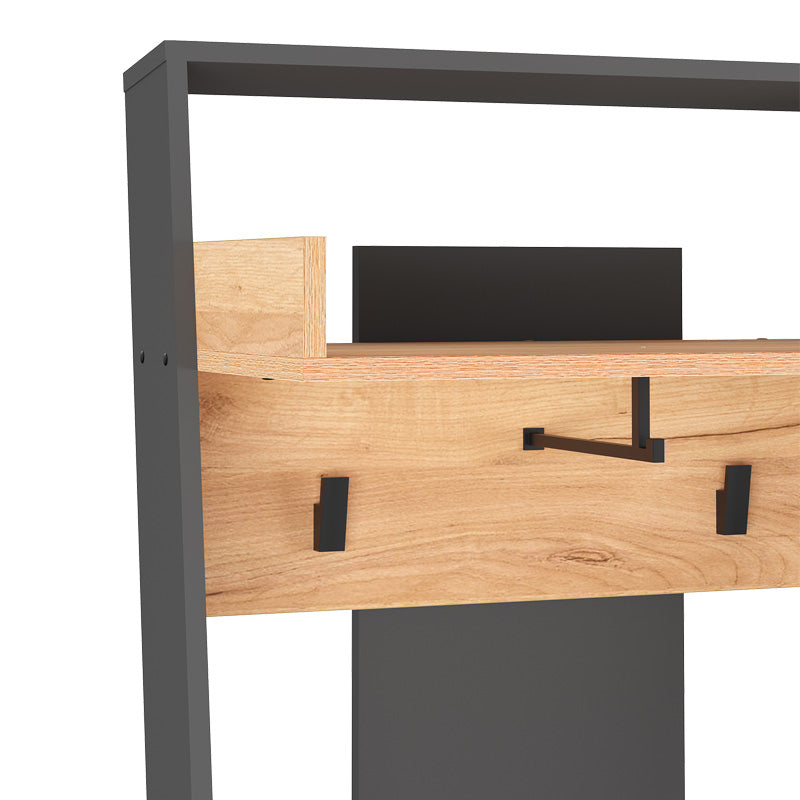 Антре sciove в нюанс антрацит-натурален 70x40x200см