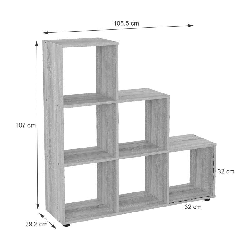 Библиотека schody в нюанс дъб 105.5x29.2x107см
